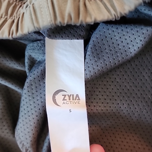 Women's Olive and Lavender Summer Shorts - Picture 6 of 7